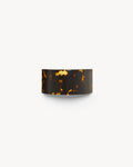 French Pony Barrette in Dark Tortoise