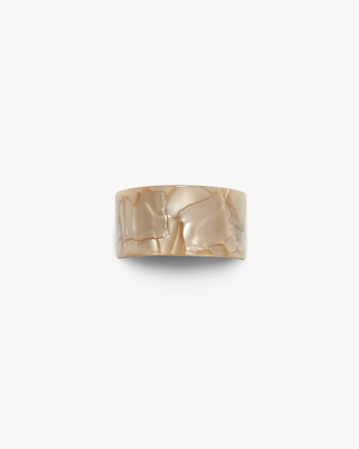 French Pony Barrette in Sand Shell - MACHETE