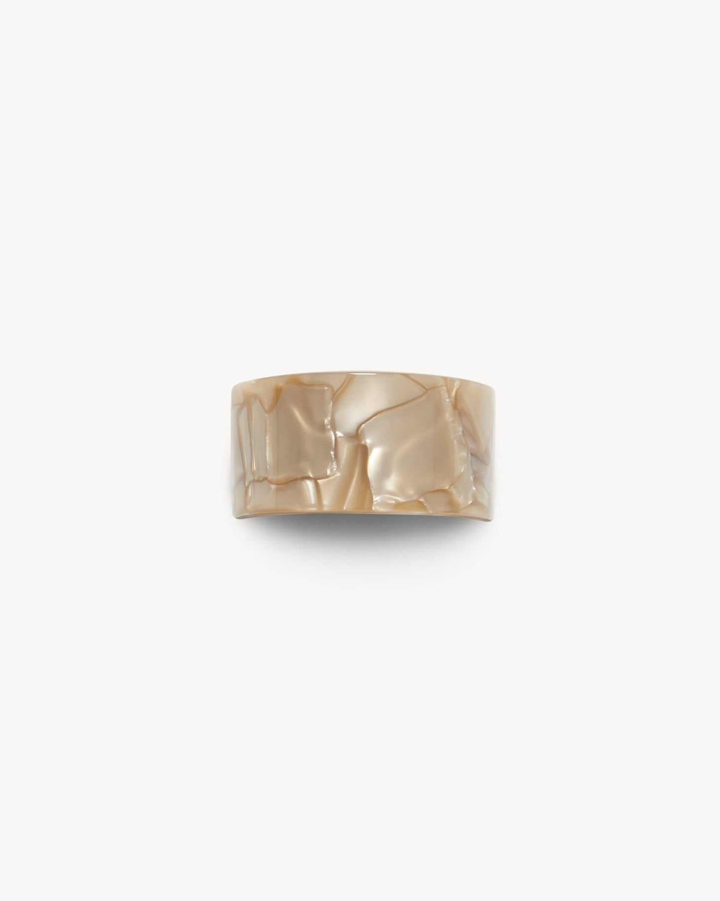 French Pony Barrette in Sand Shell - MACHETE