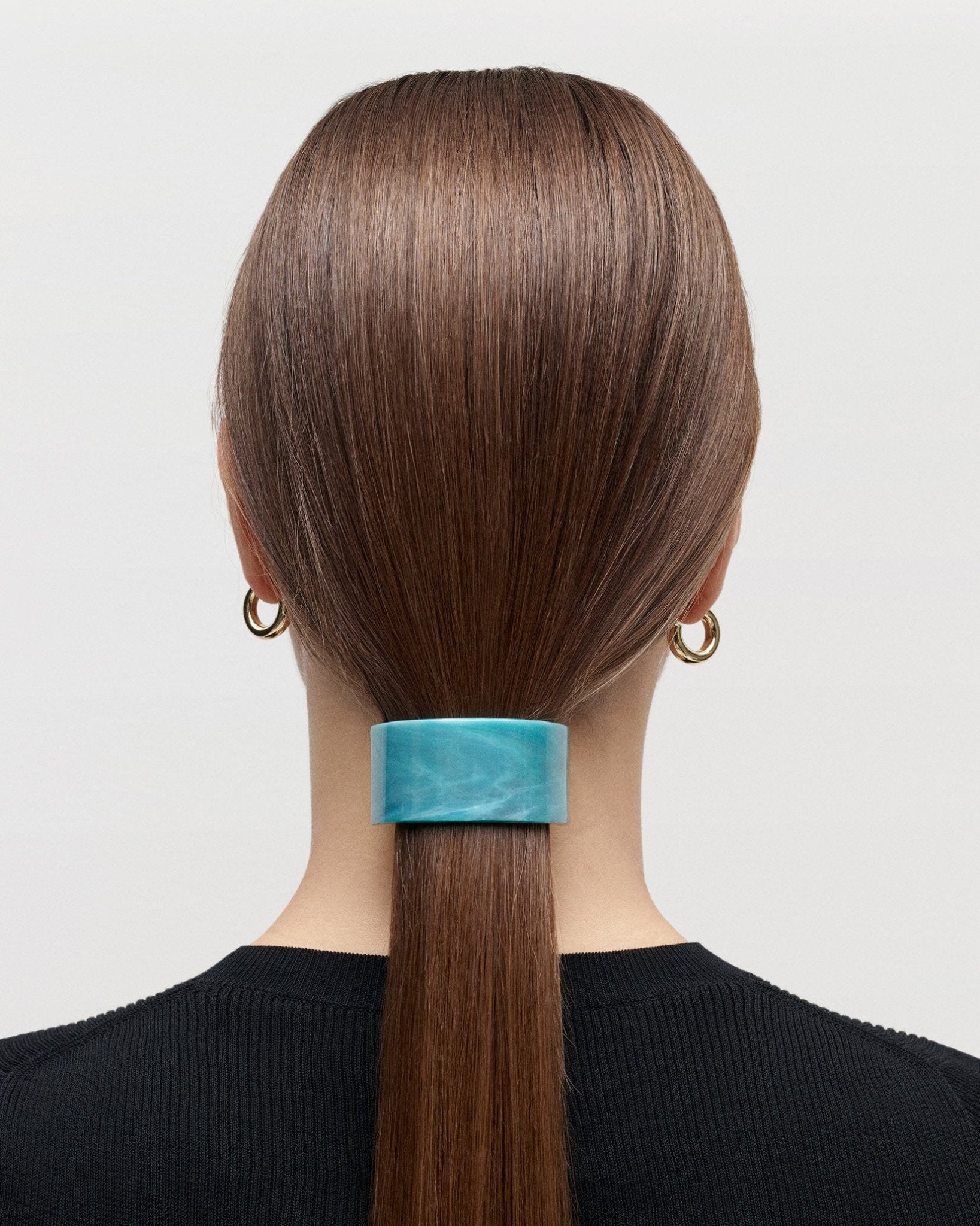 French Pony Barrette in Tiger’s Eye - MACHETE
