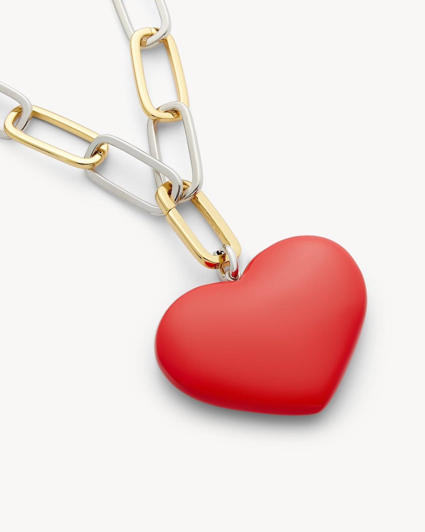 Grande Heart Pendant in Ruby - MACHETE
