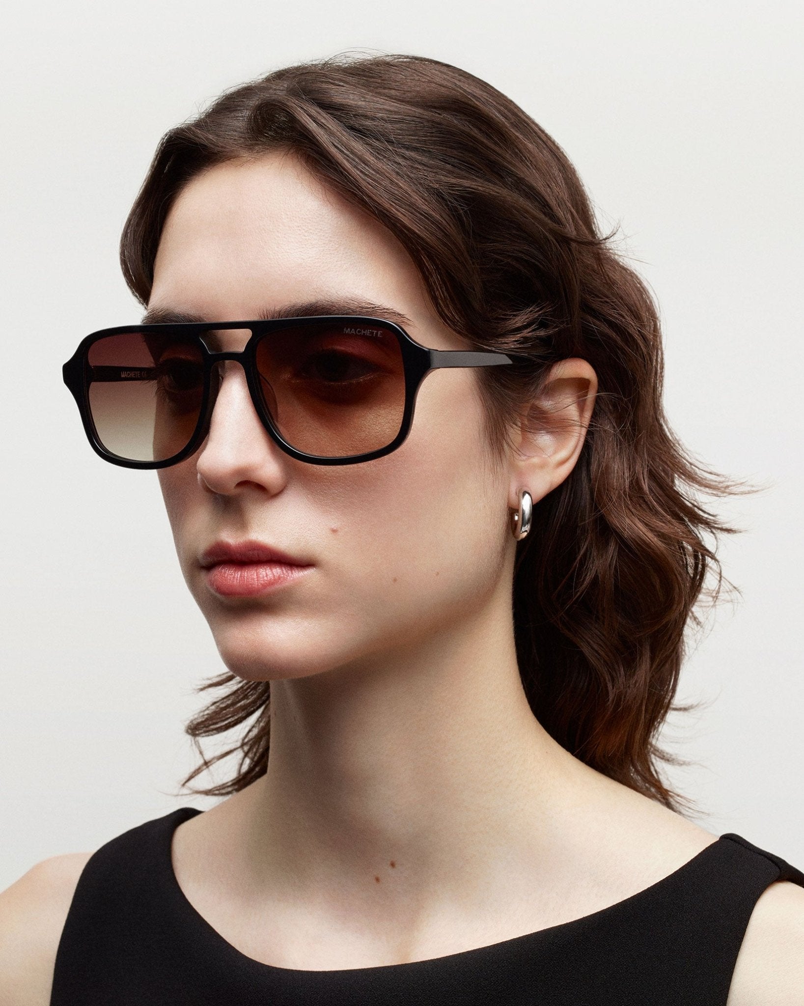 Jane Sunglasses in Modern Walnut - MACHETE