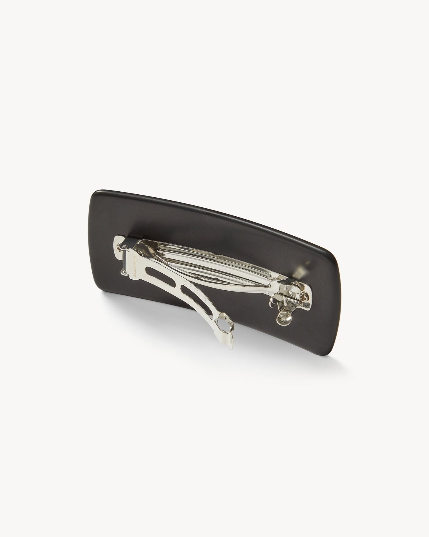 Jumbo Box Barrette in Black Matte - MACHETE