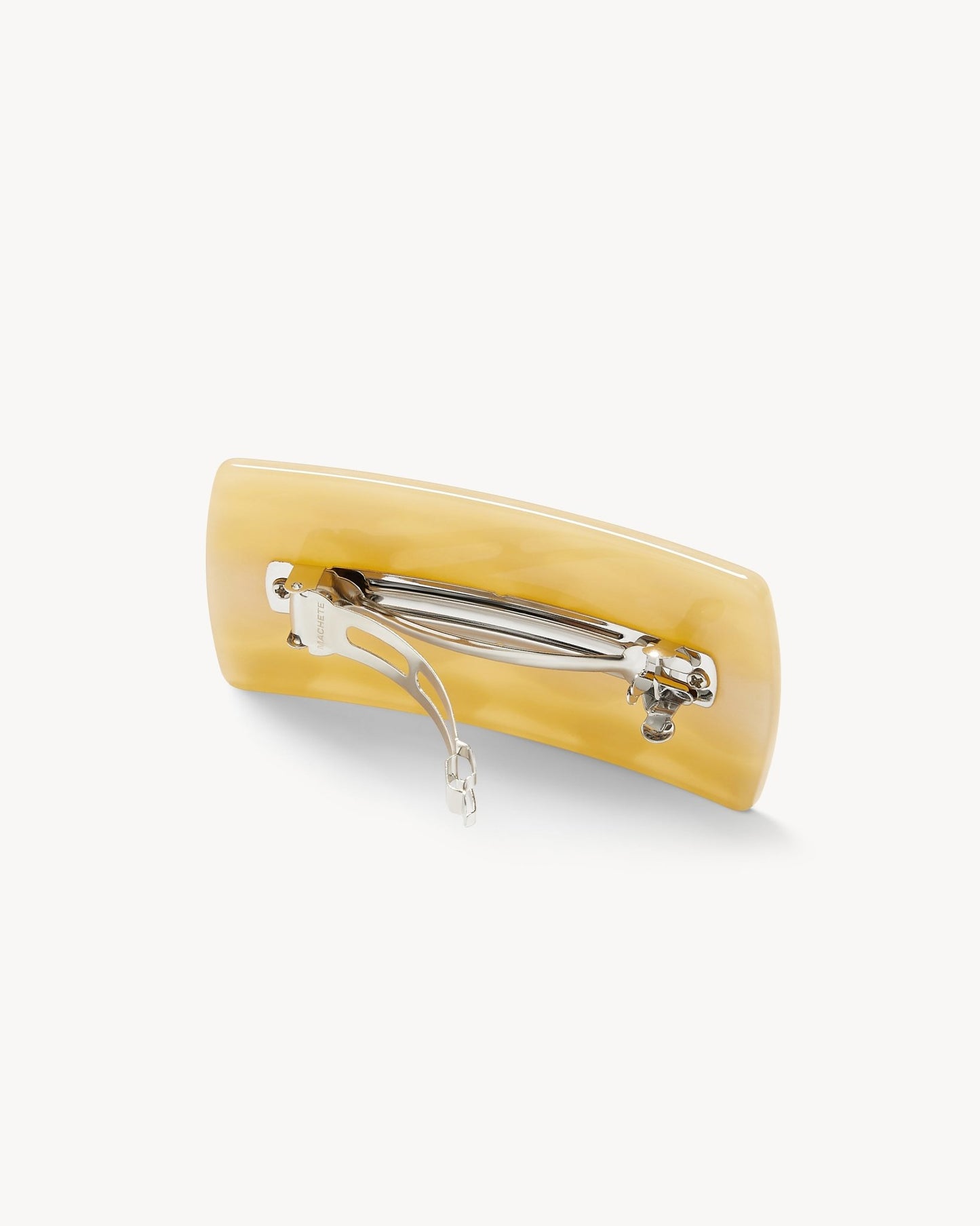Jumbo Box Barrette in Citrine - MACHETE
