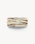 Jumbo Box Barrette in Ganache