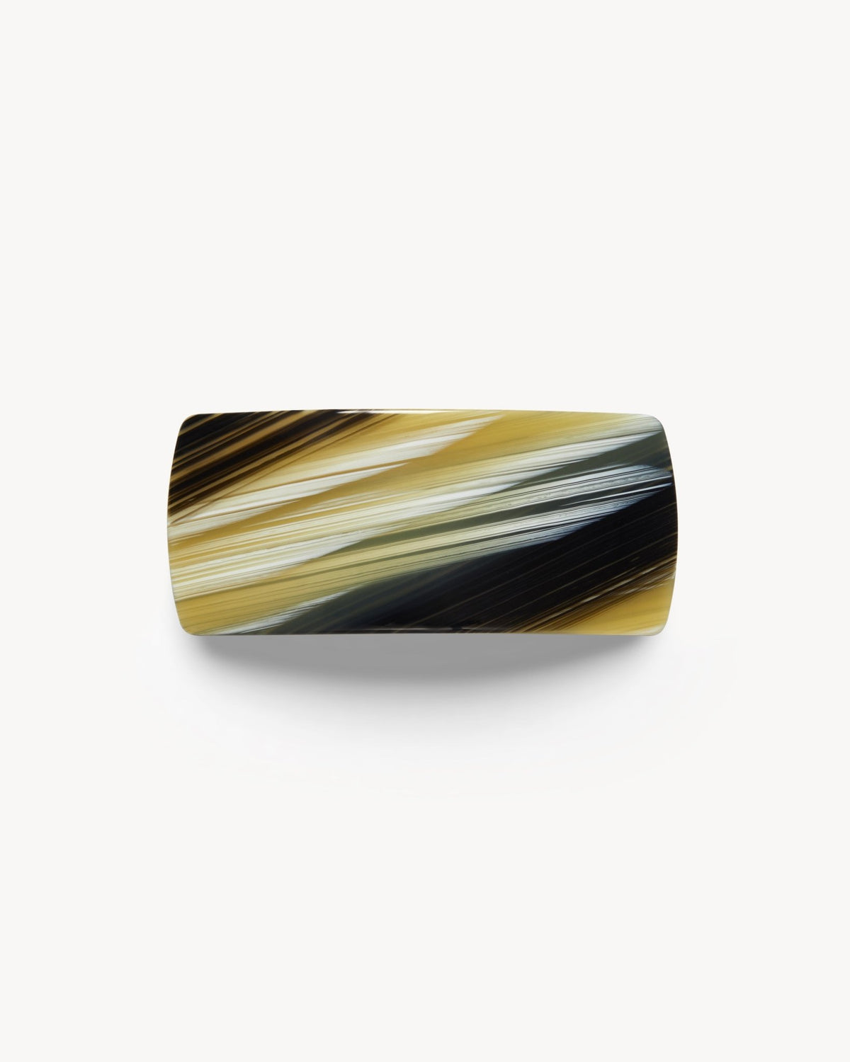 Jumbo Box Barrette in Horn - MACHETE