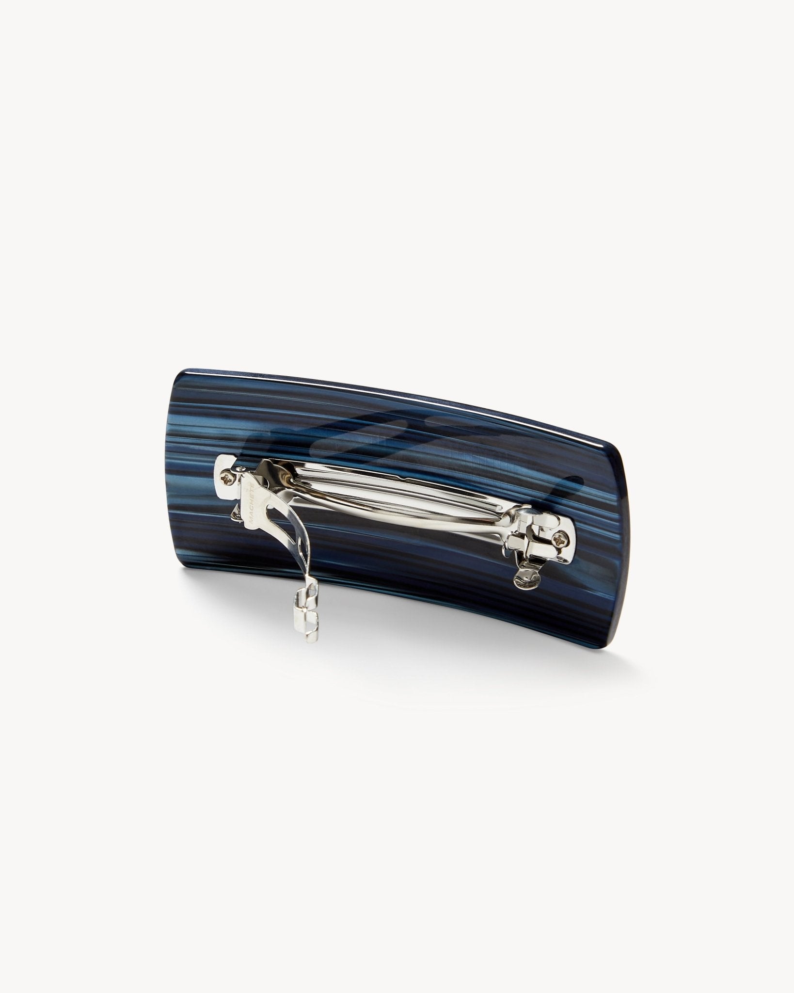 Jumbo Box Barrette in Indigo - MACHETE