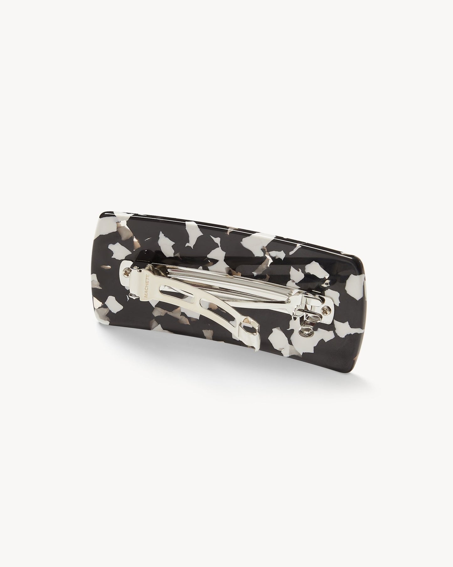 Jumbo Box Barrette in Noir - MACHETE