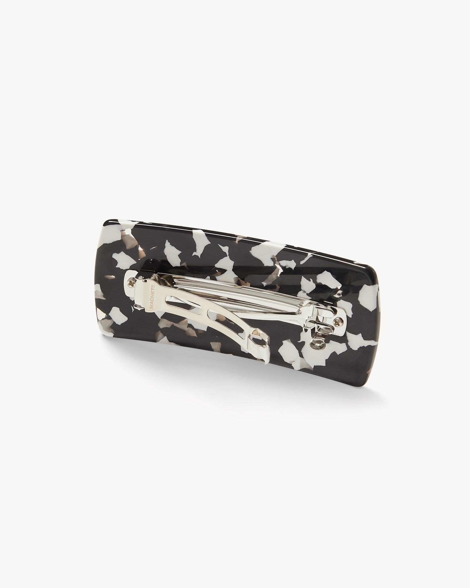 Jumbo Box Barrette in Noir - MACHETE