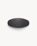 Jumbo Oval Barrette in Black Matte