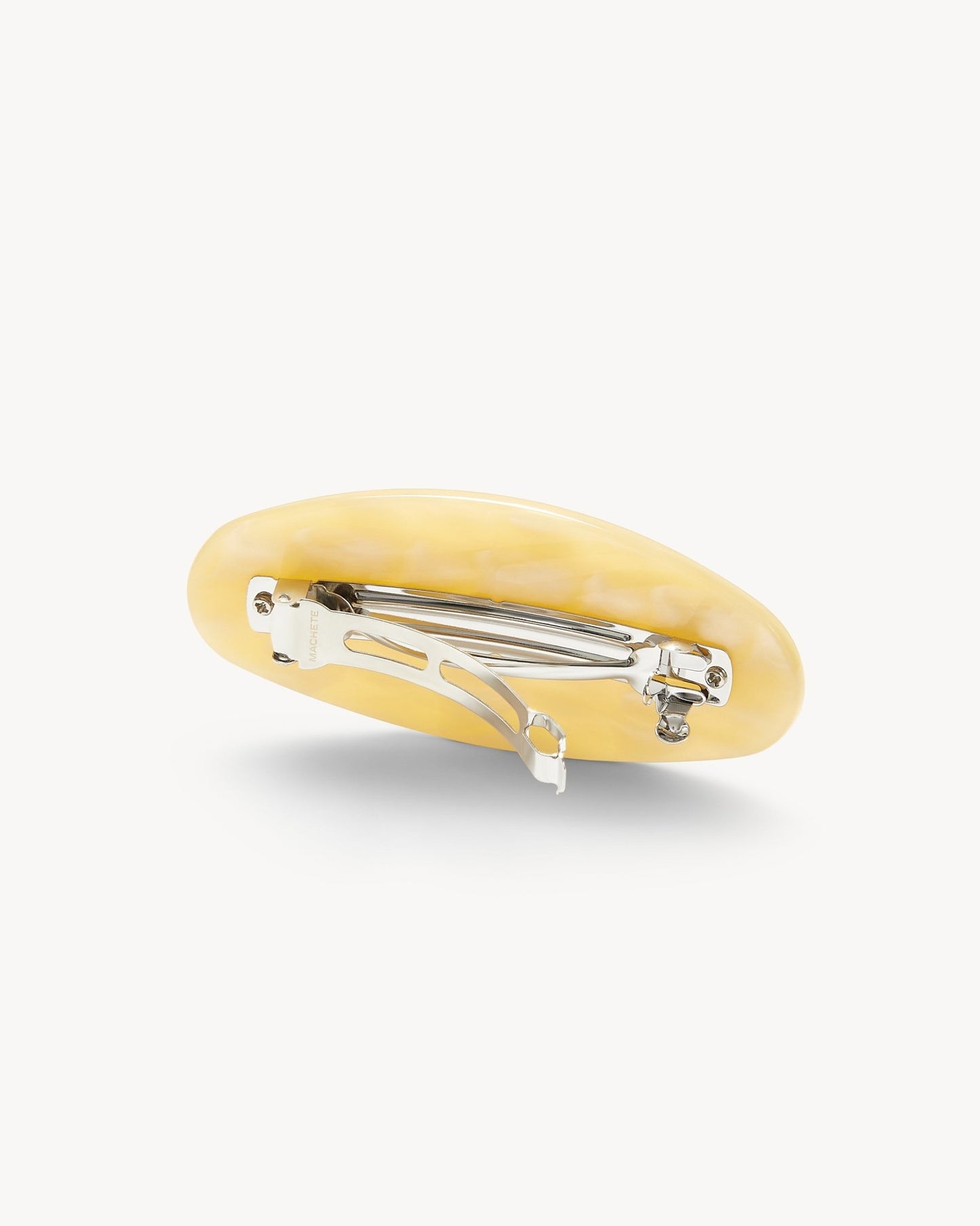 Jumbo Oval Barrette in Citrine - MACHETE
