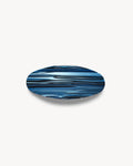 Jumbo Oval Barrette in Indigo