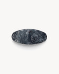 Jumbo Oval Barrette in Obsidian