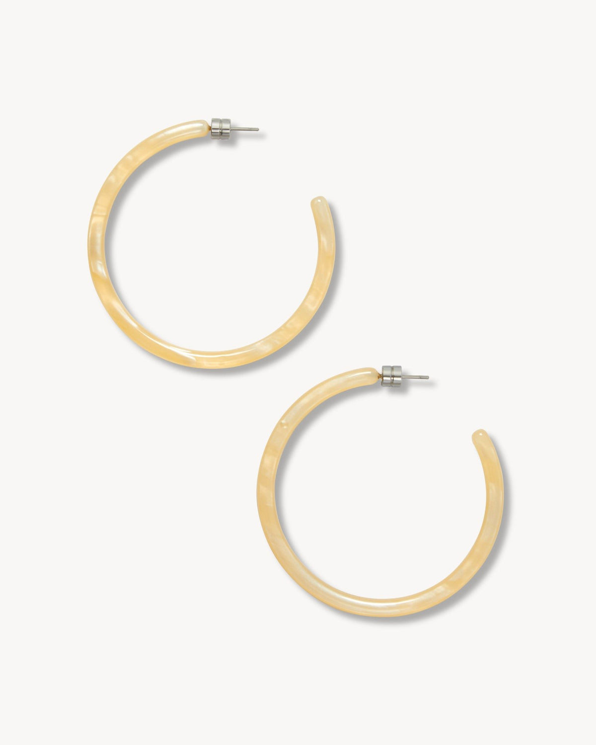 Large Hoops in Citrine - MACHETE