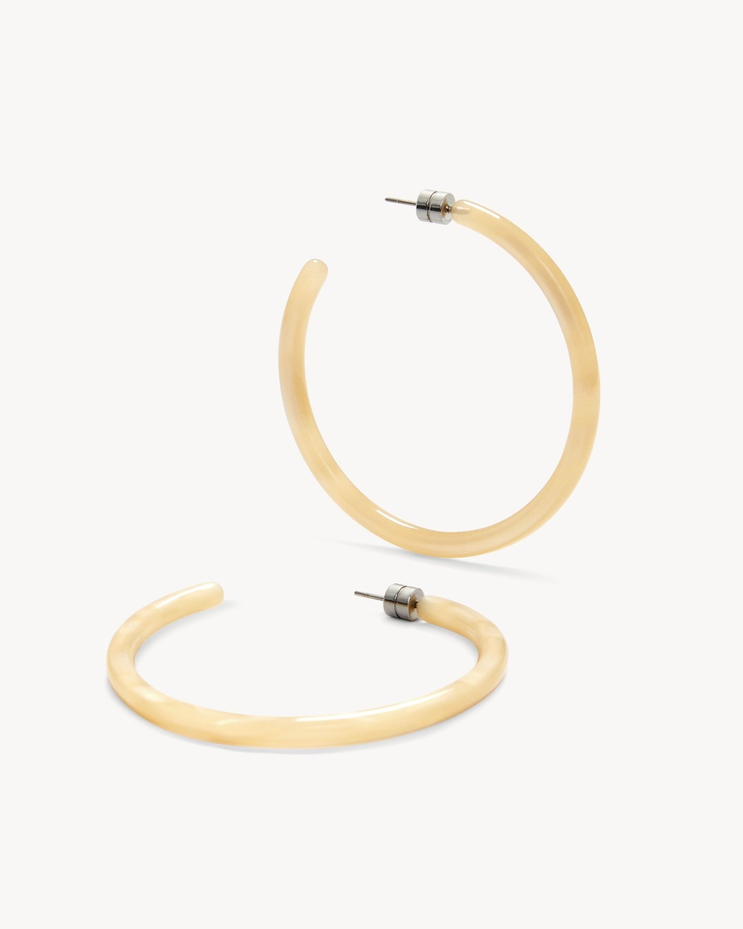 Large Hoops in Citrine - MACHETE