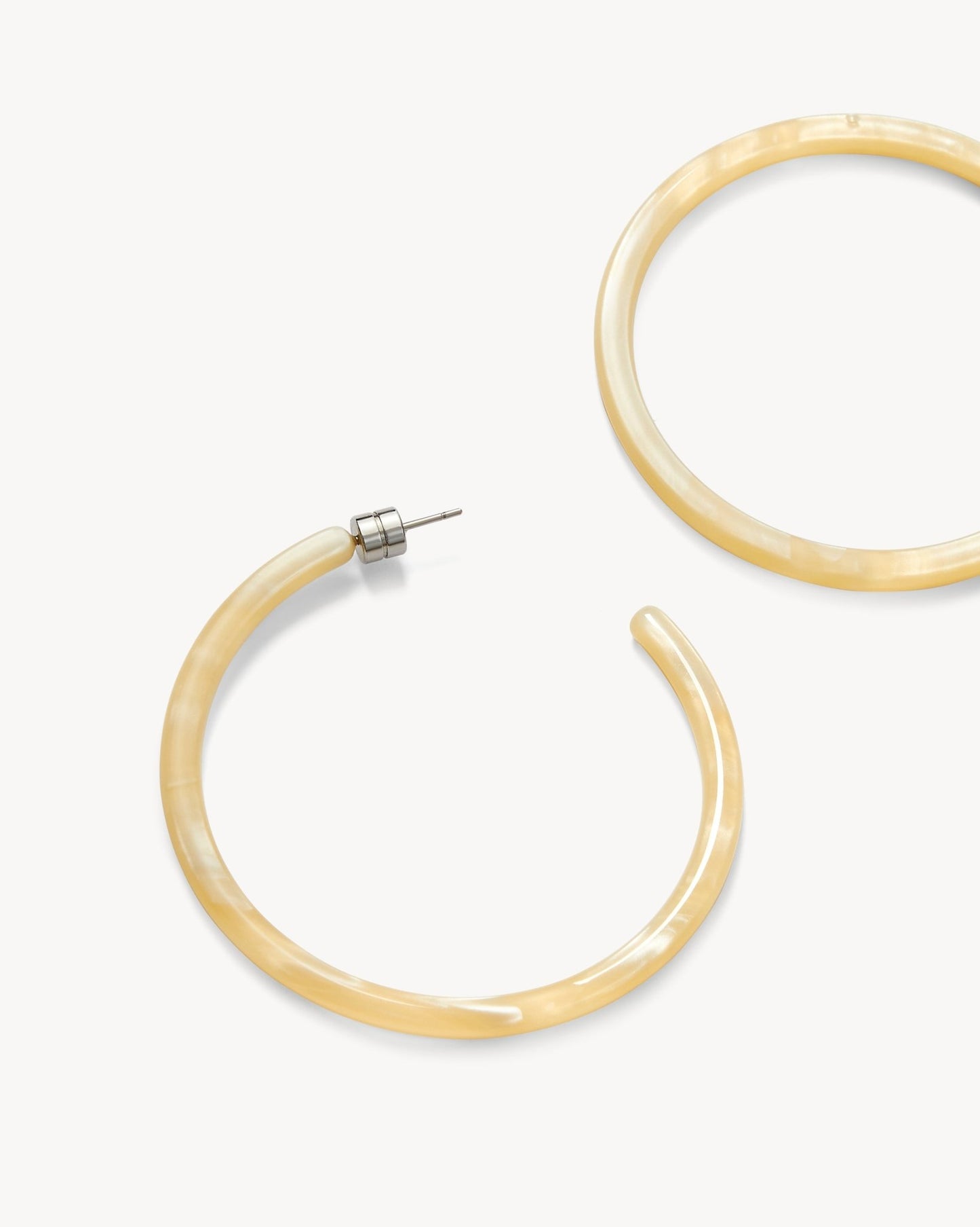 Large Hoops in Citrine - MACHETE