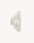 Midi Heirloom Claw in White Shell