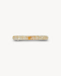 Midi Paris Barrette in Sea Shell Checker