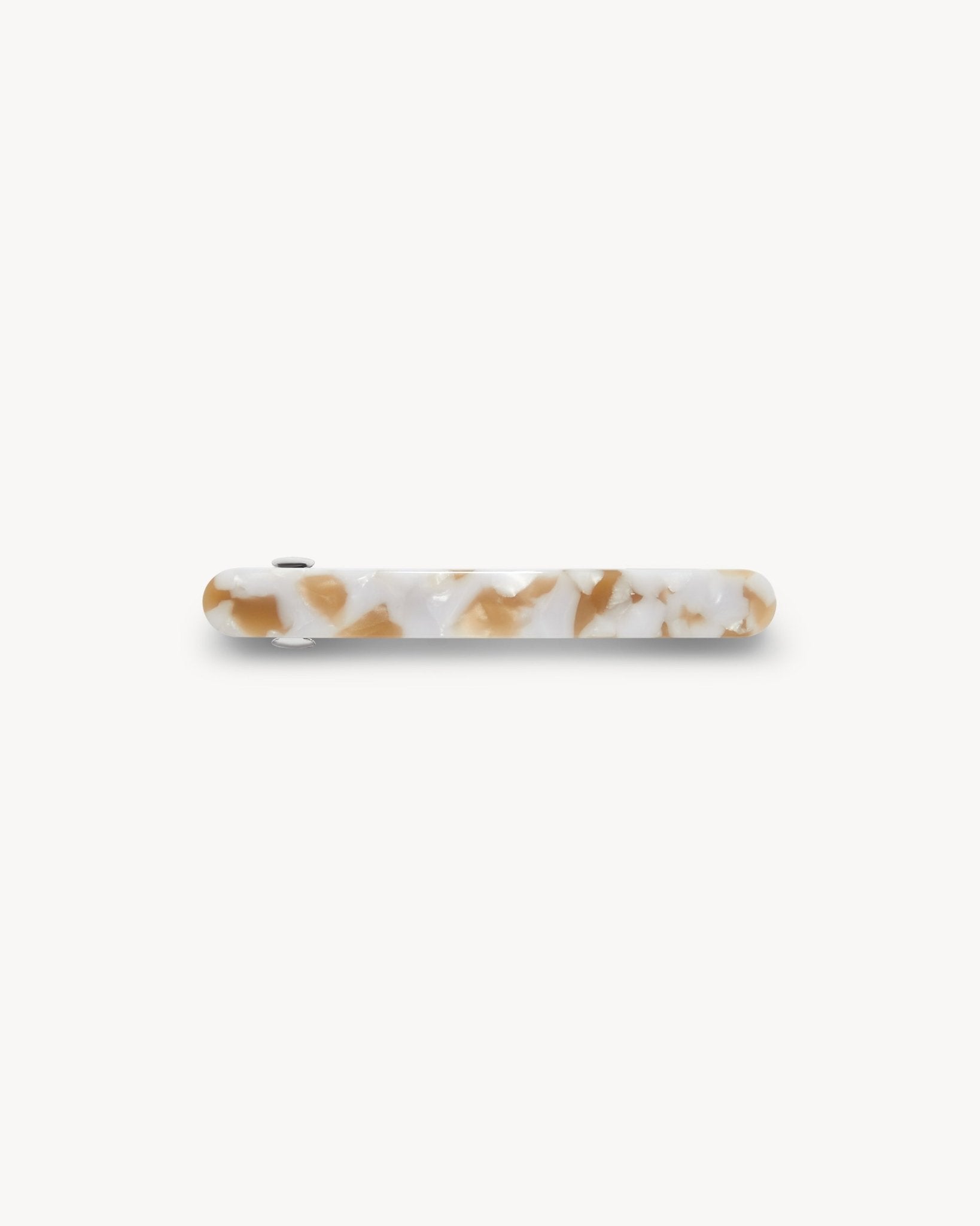 Midi Paris Barrette in Taupe Shell - MACHETE