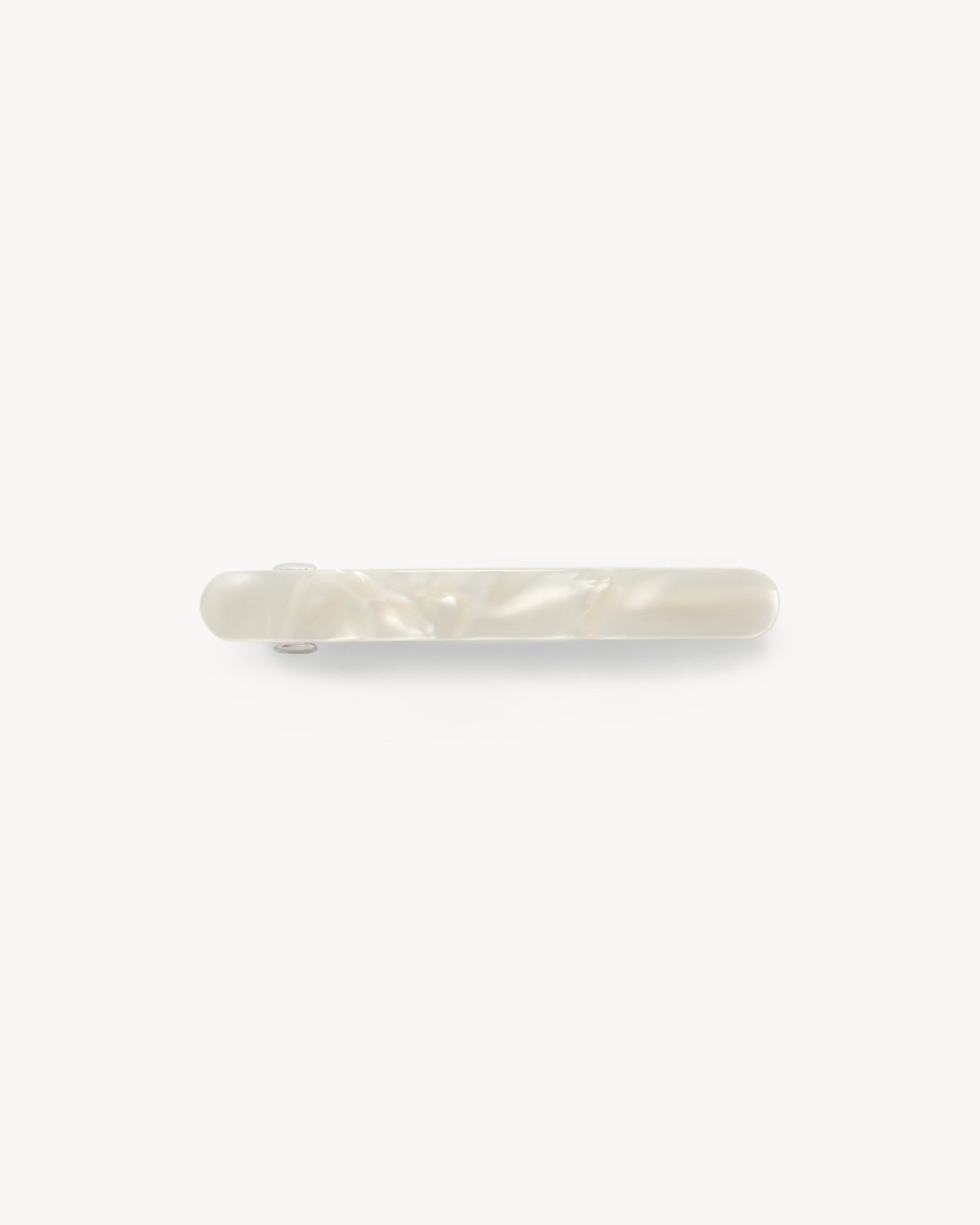 Midi Paris Barrette in White Shell - MACHETE