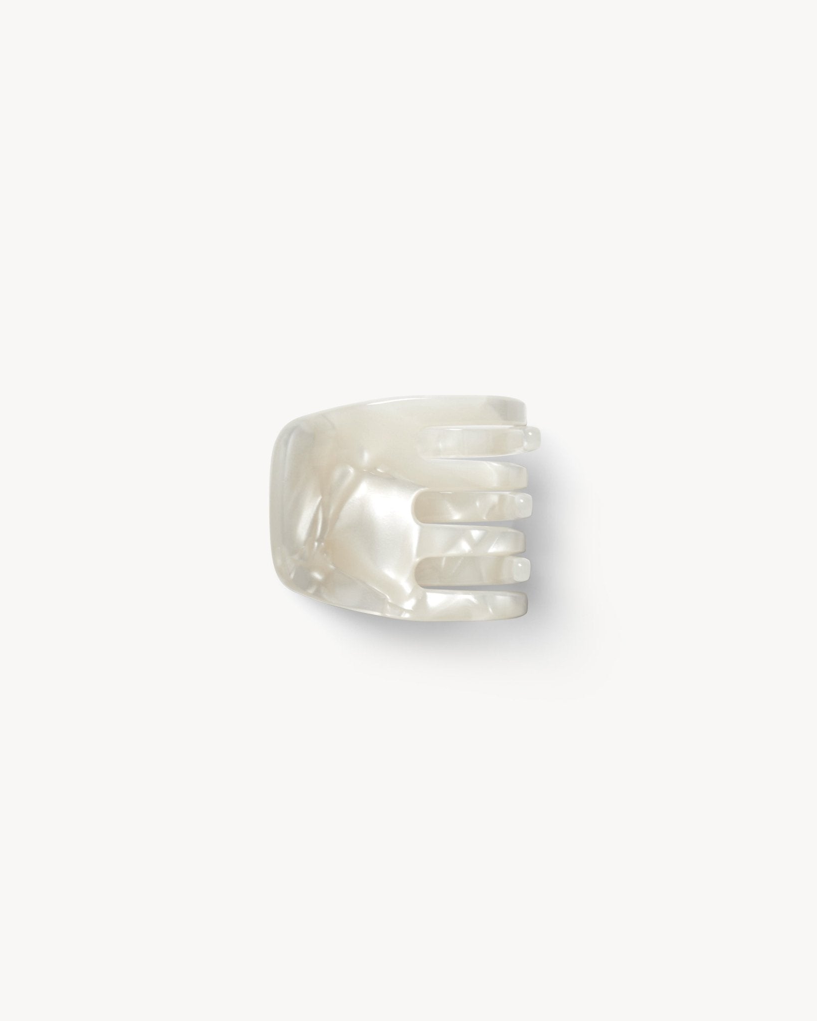 Mini Claw in White Shell - MACHETE