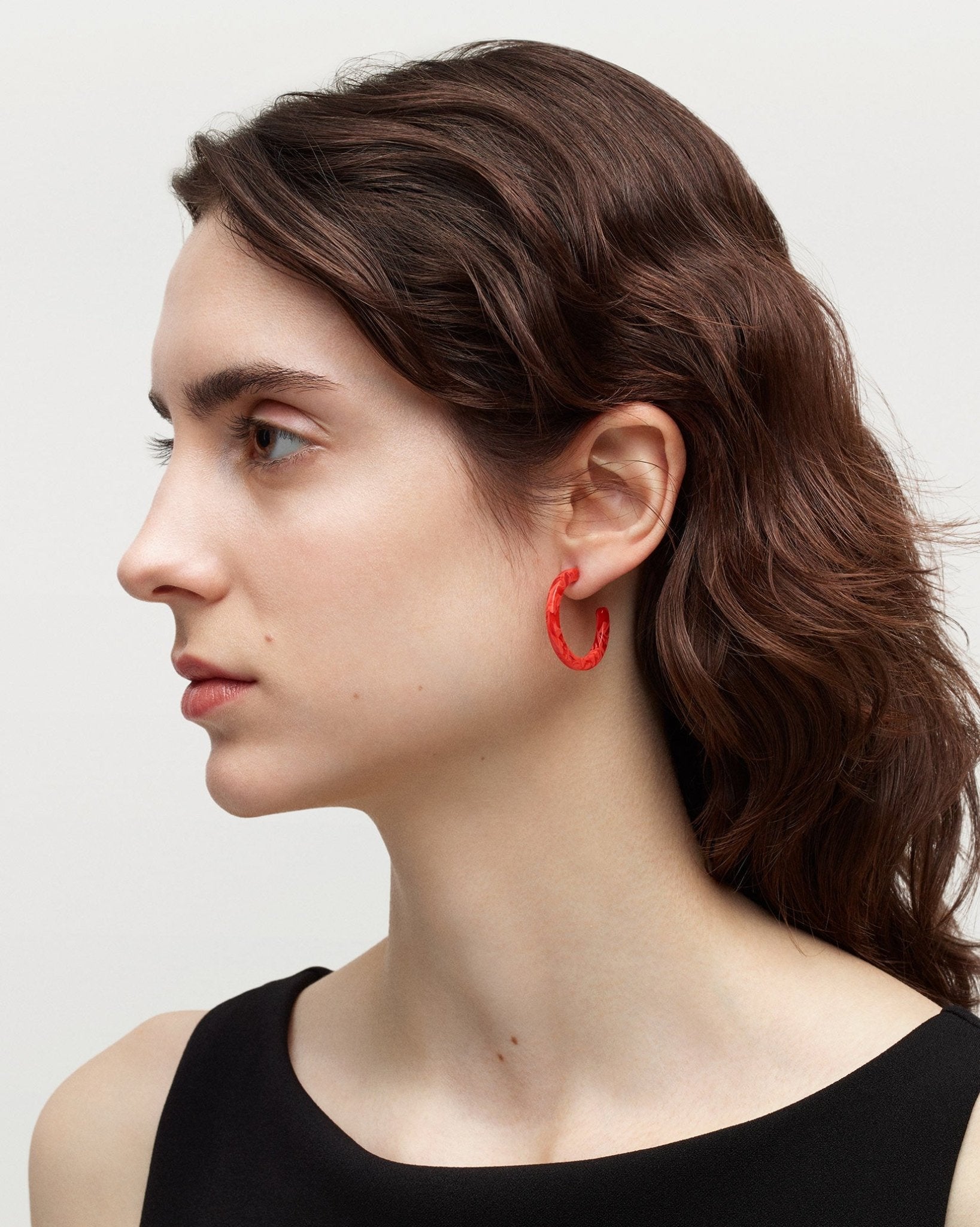 Mini Hoops in Poppy - MACHETE