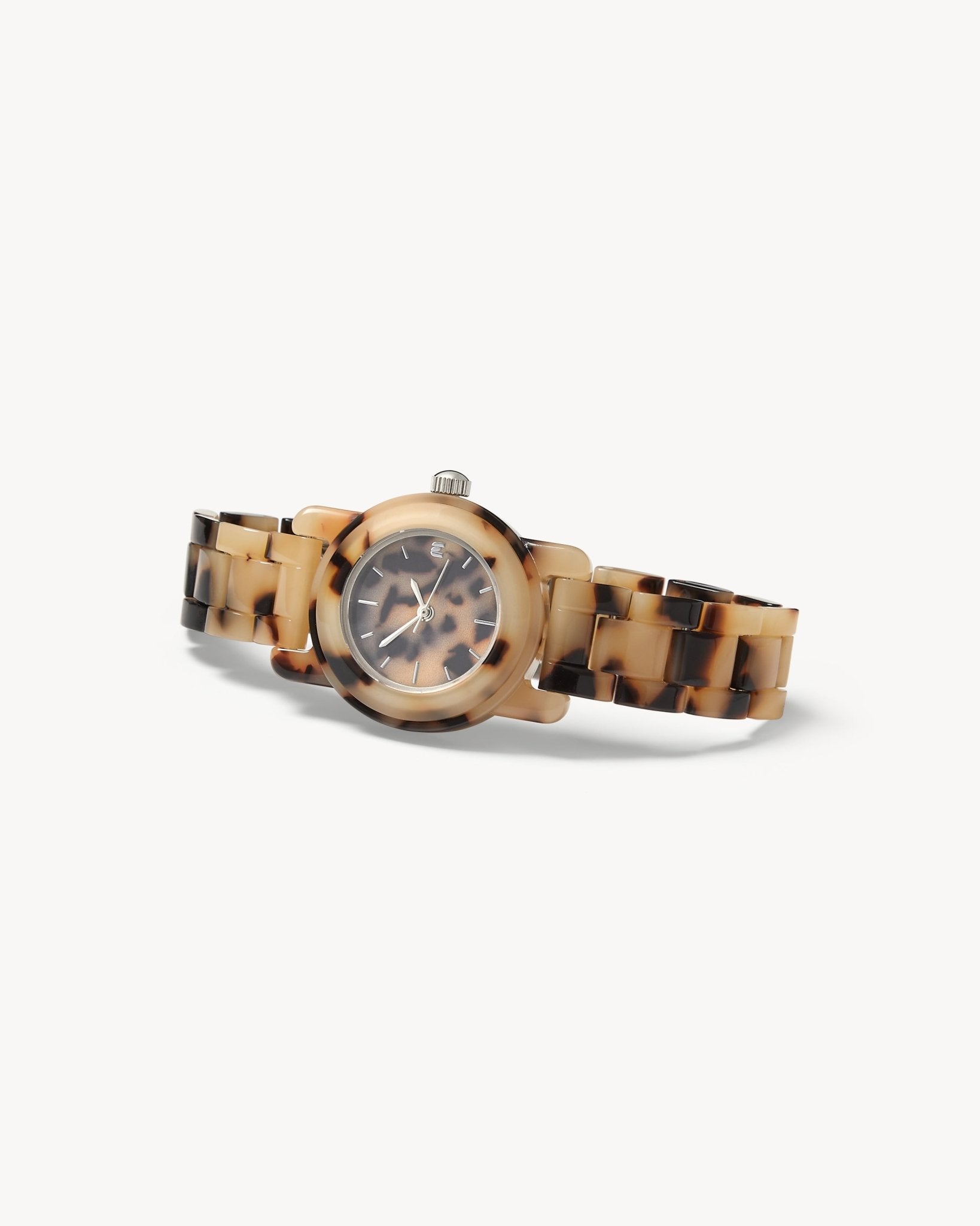 Mini Mono Watch in Blonde Tortoise - MACHETE