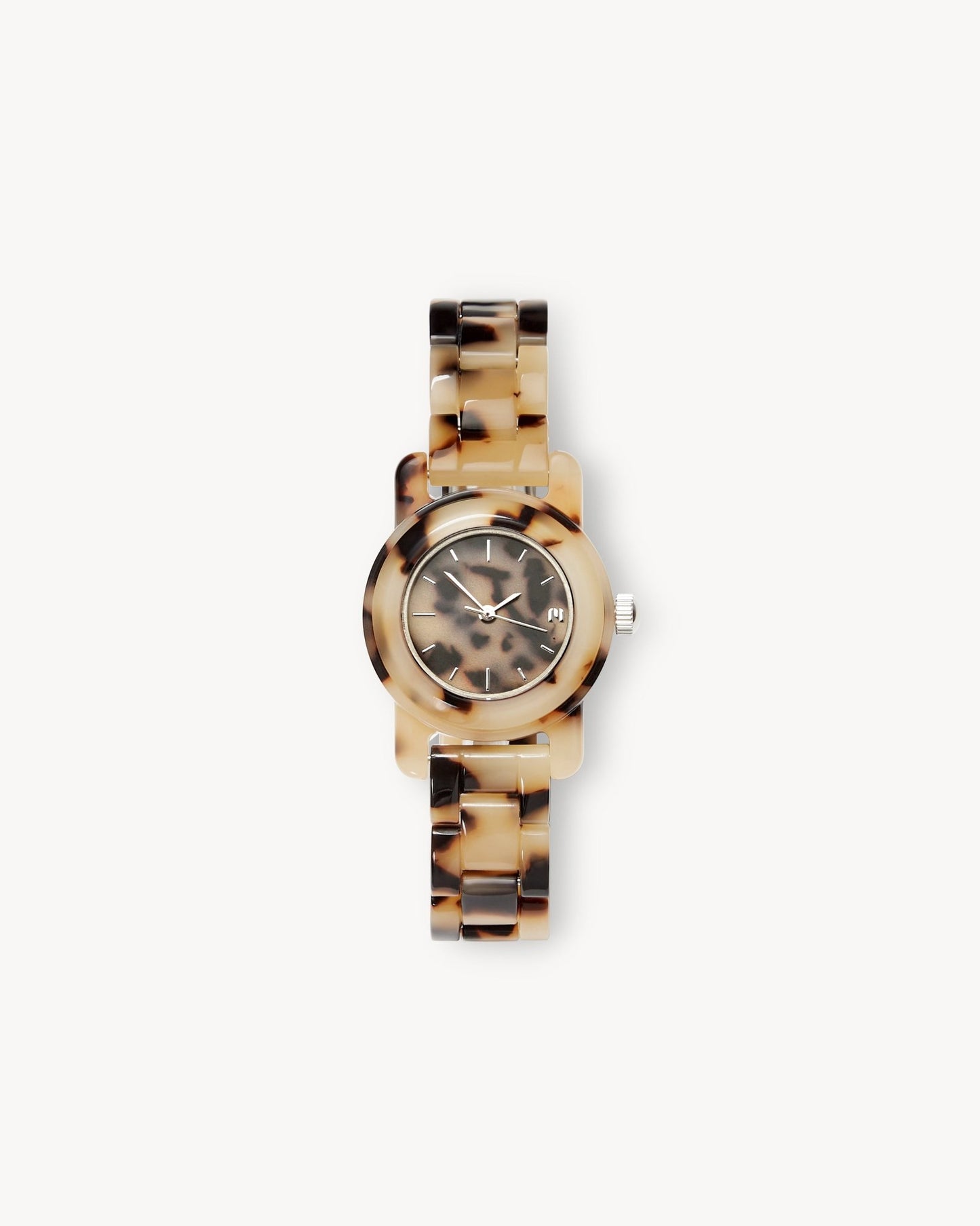 Mini Mono Watch in Blonde Tortoise - MACHETE