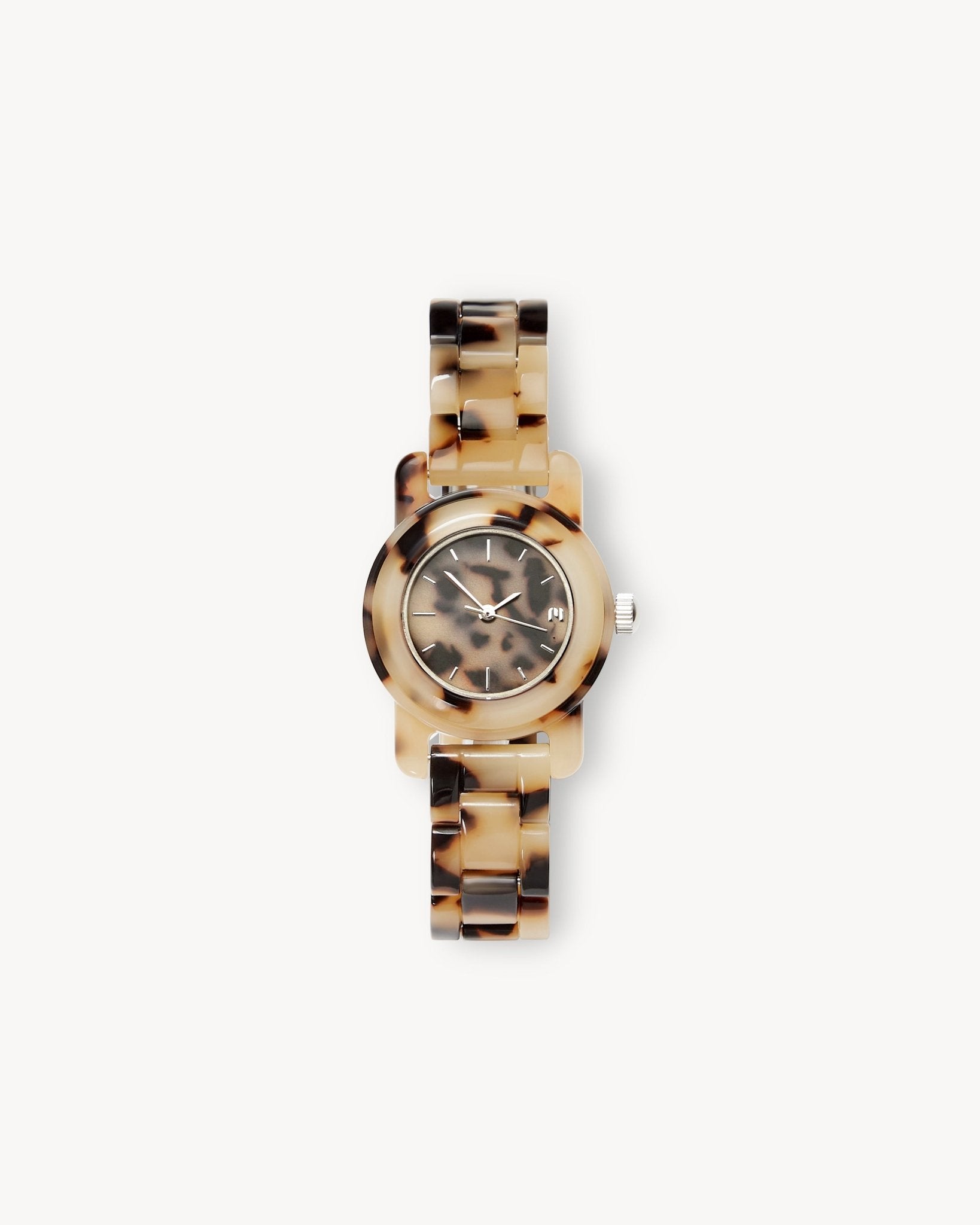 Mini Mono Watch in Blonde Tortoise - MACHETE