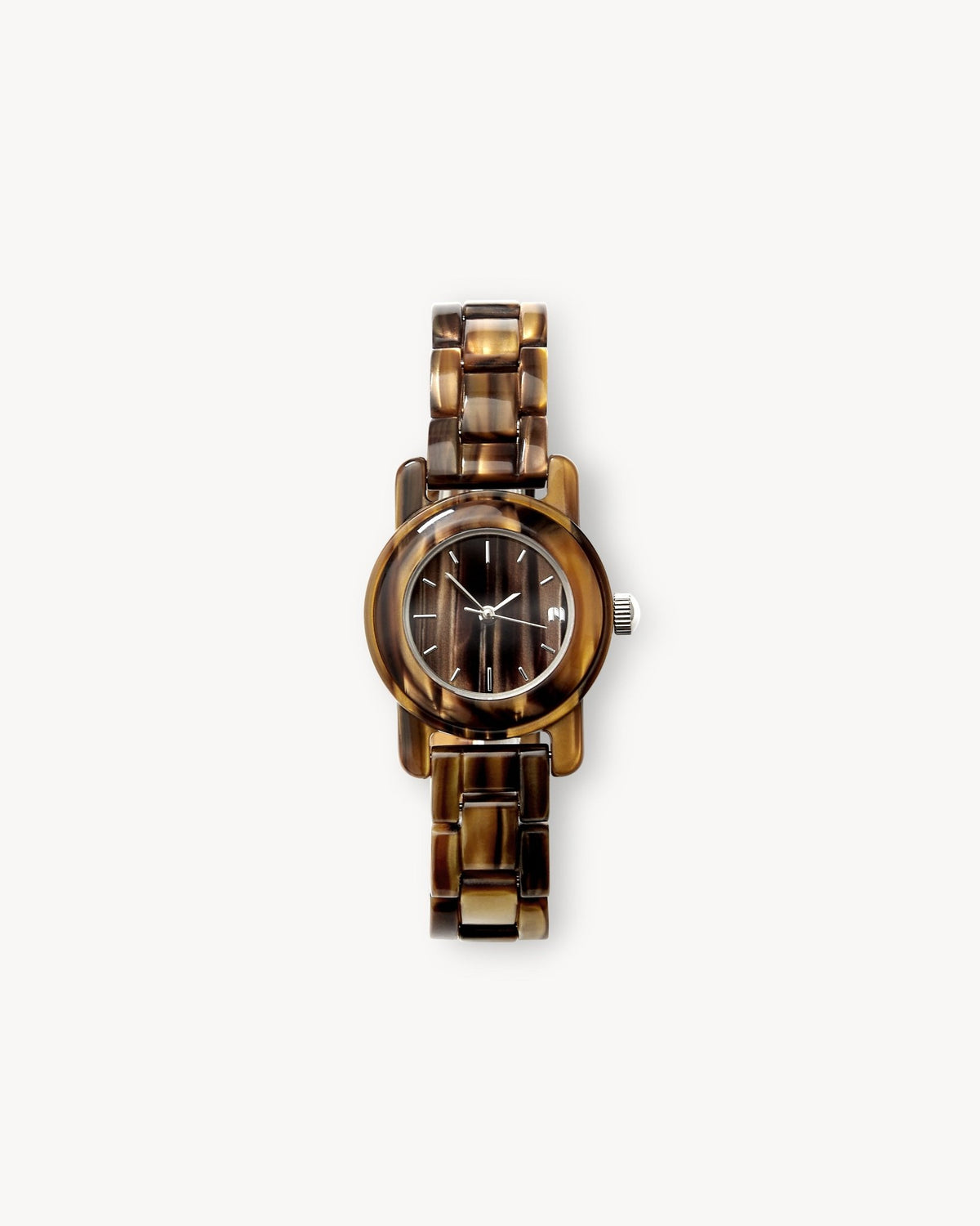 Mini Mono Watch in Tiger's Eye - MACHETE