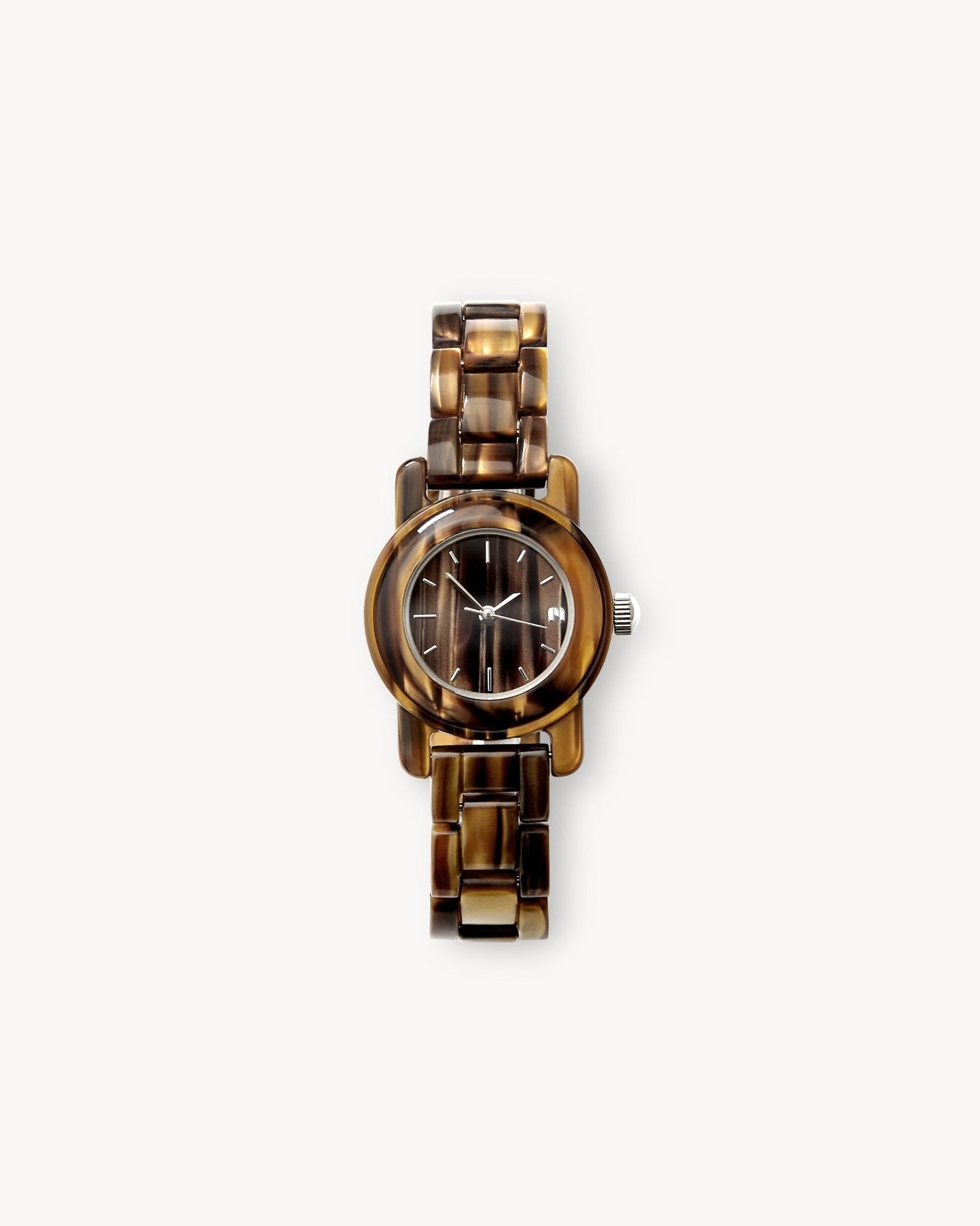 Mini Mono Watch in Tiger's Eye - MACHETE