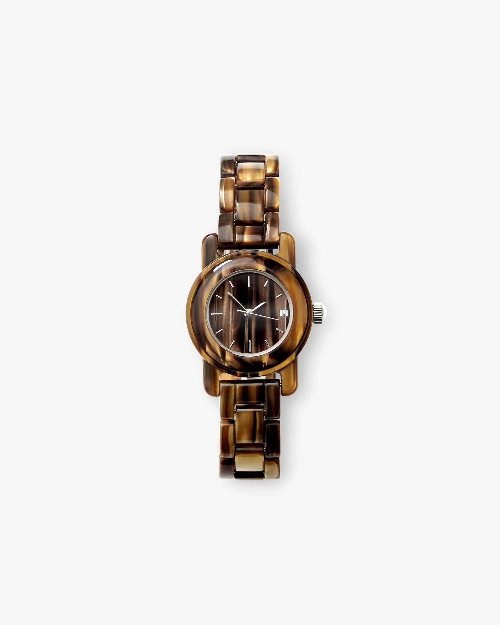 Mini Mono Watch in Tiger's Eye - MACHETE