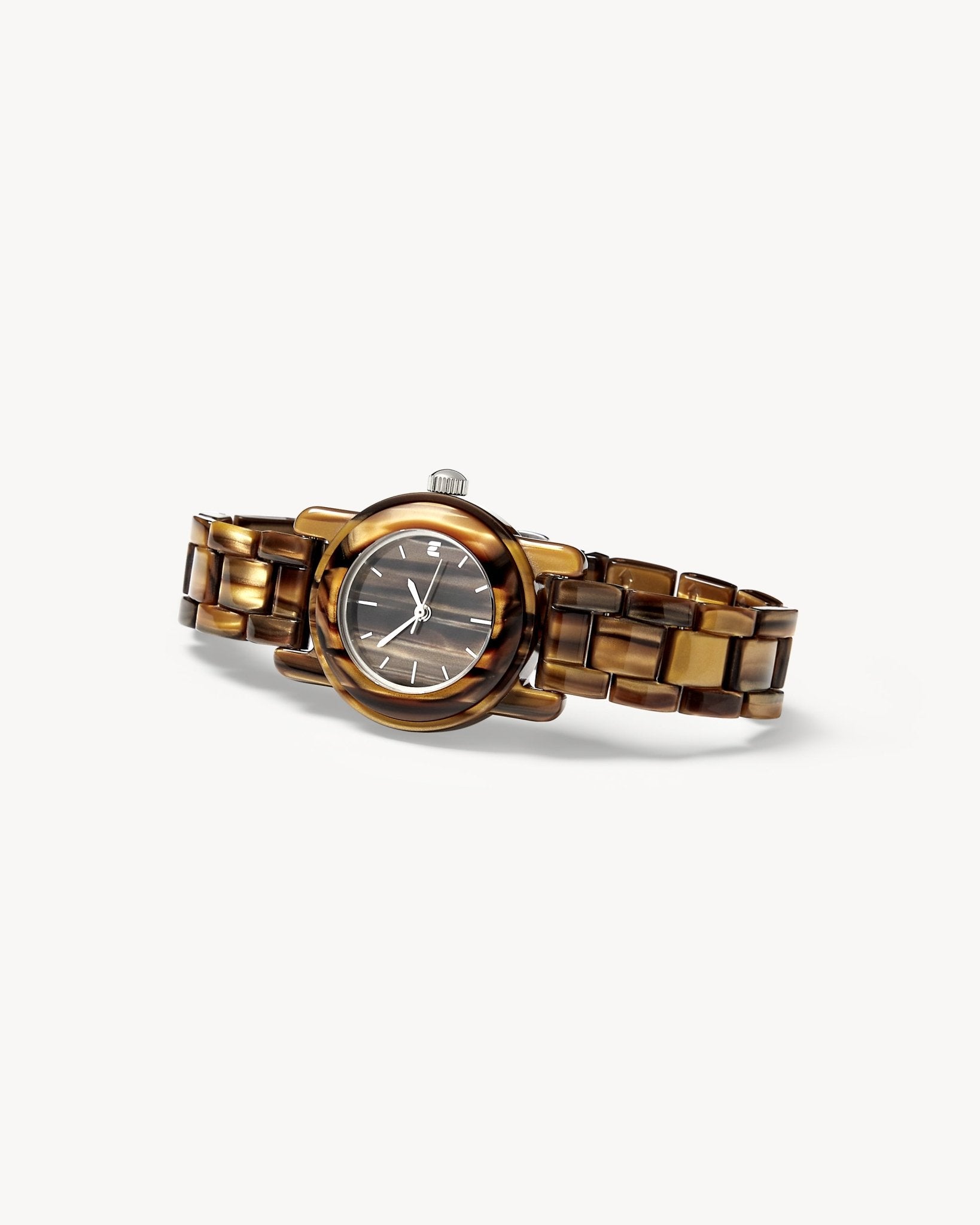 Mini Mono Watch in Tiger's Eye - MACHETE