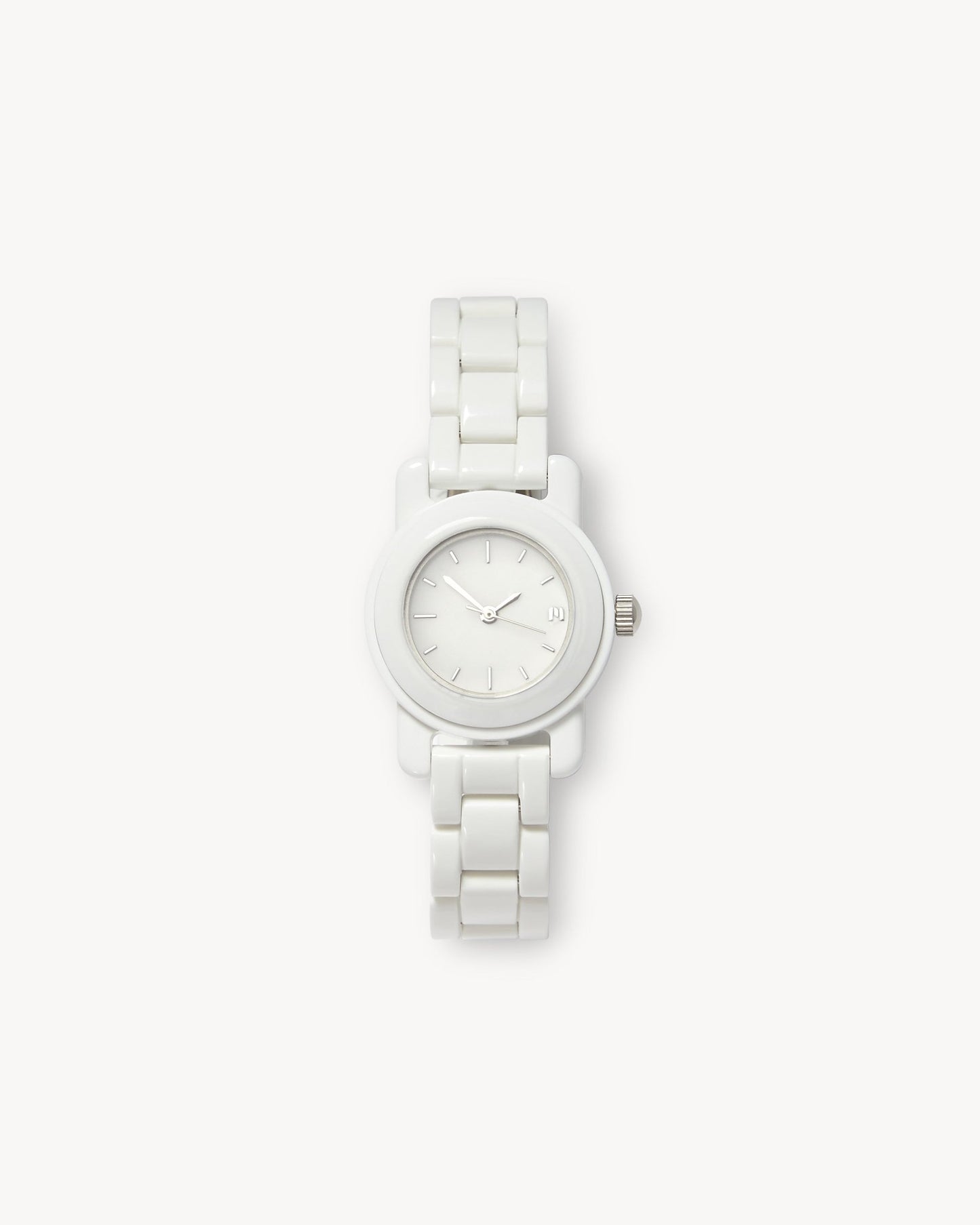 Mini Mono Watch in White - MACHETE