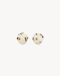 Mini Sculpture Studs in Terrazzo