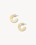 Muse Hoops in Citrine