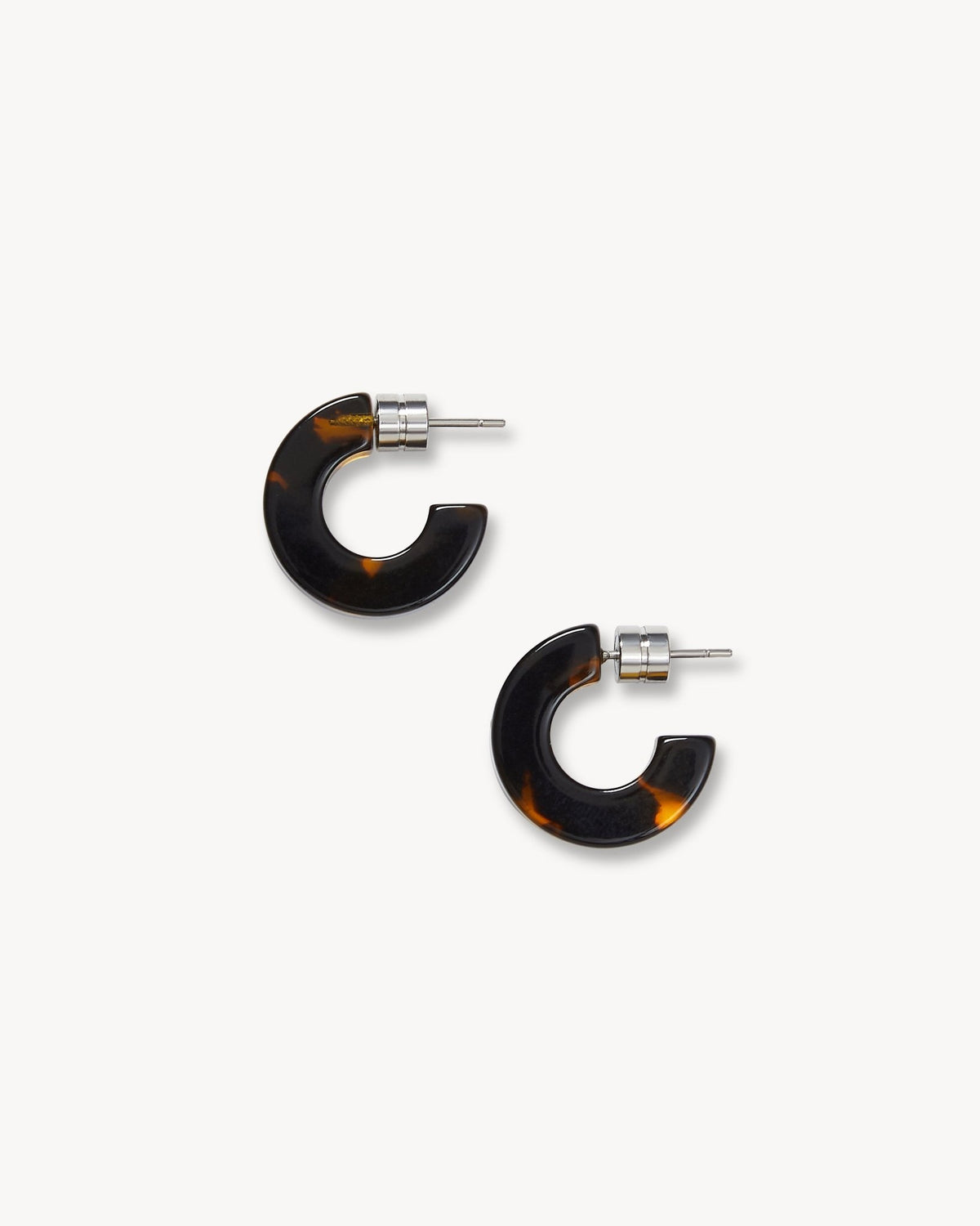 Muse Hoops in Dark Tortoise - MACHETE