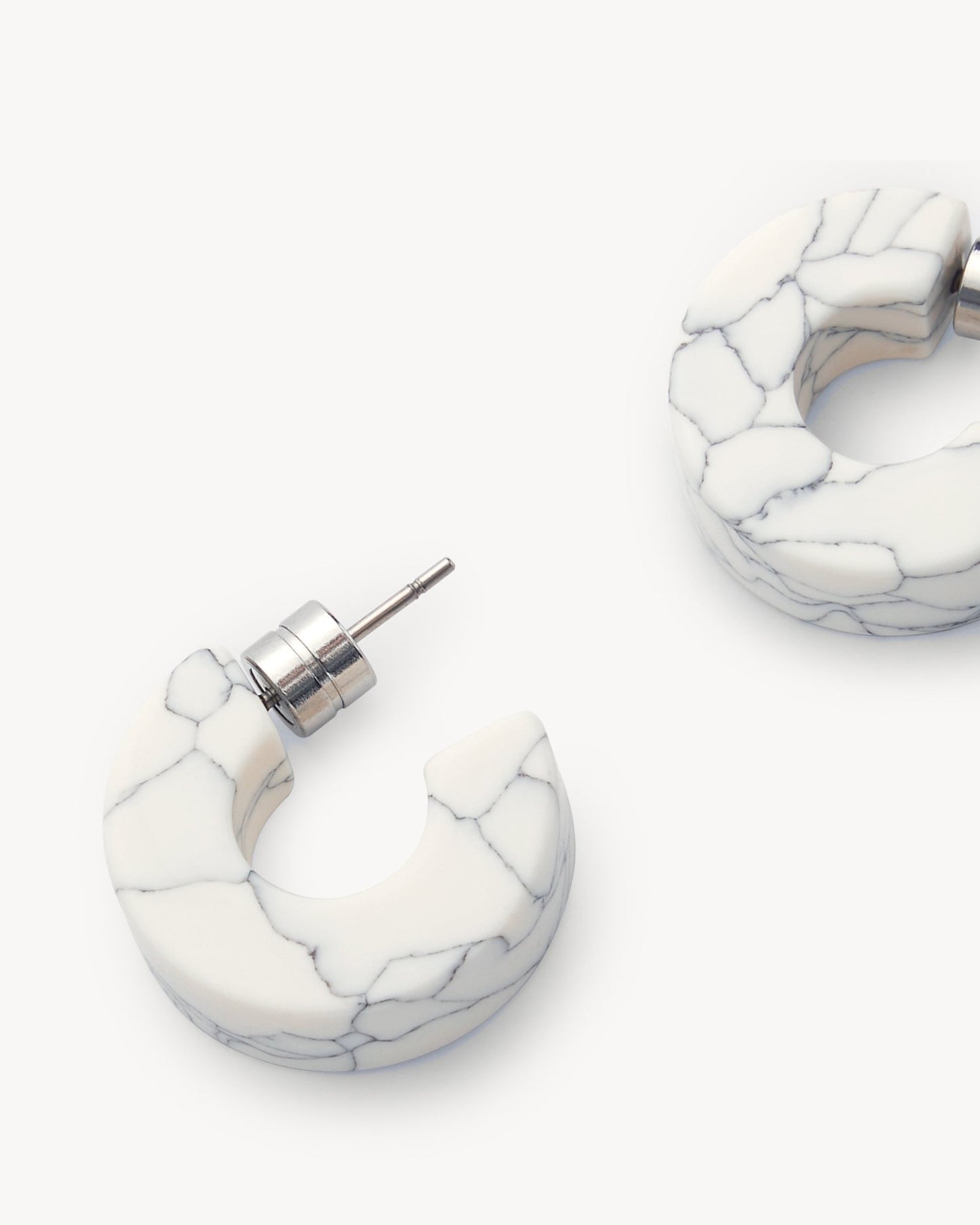 Muse Hoops in Marble - MACHETE