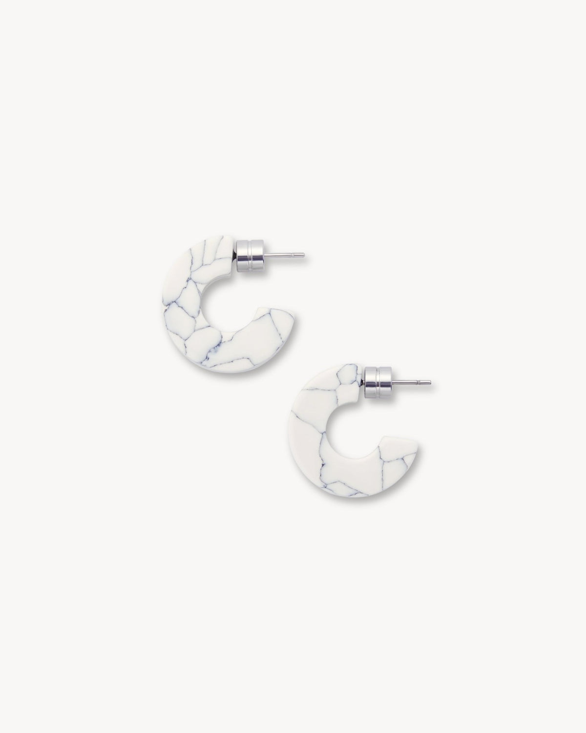 Muse Hoops in Marble - MACHETE