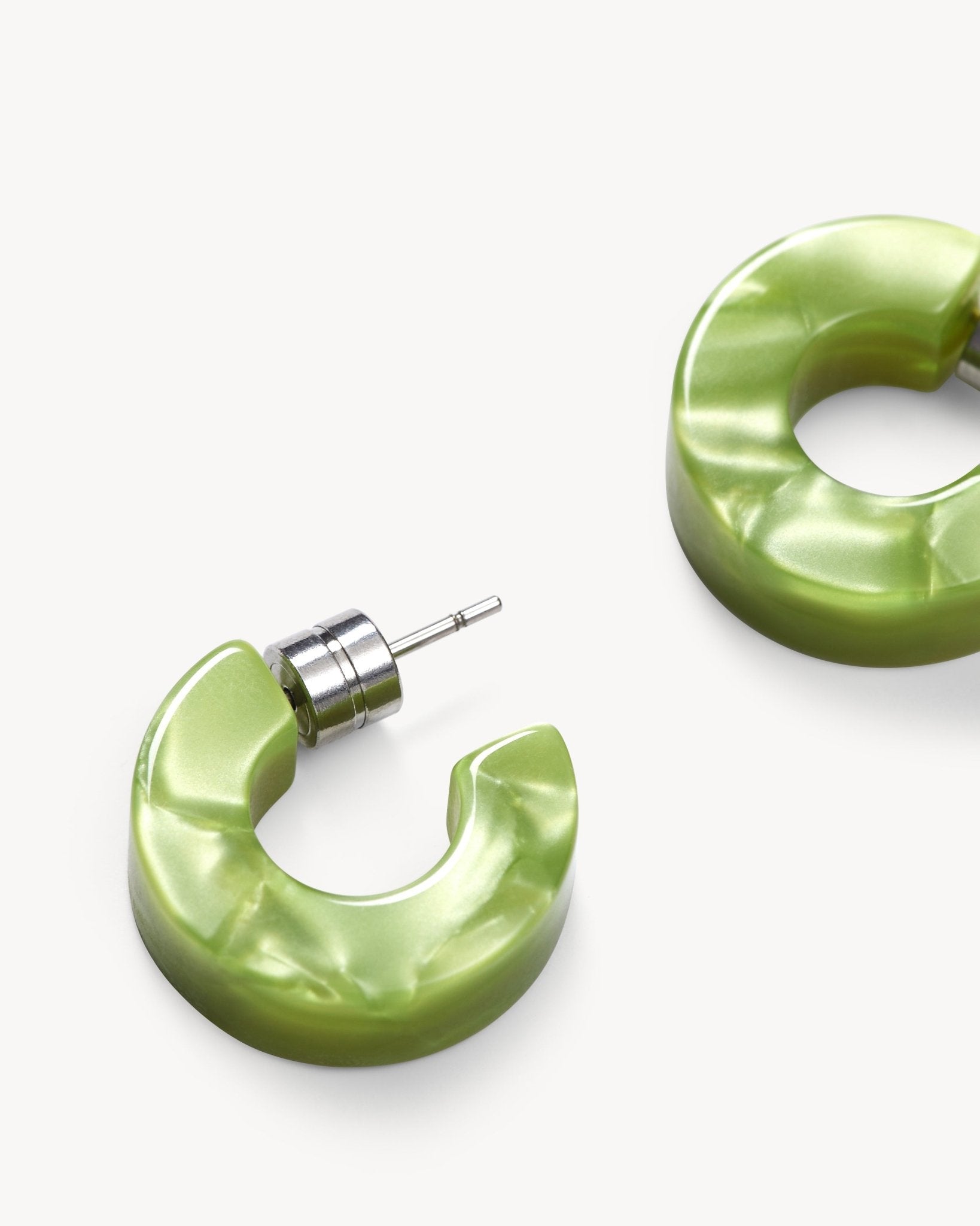 Muse Hoops in Pistachio - MACHETE