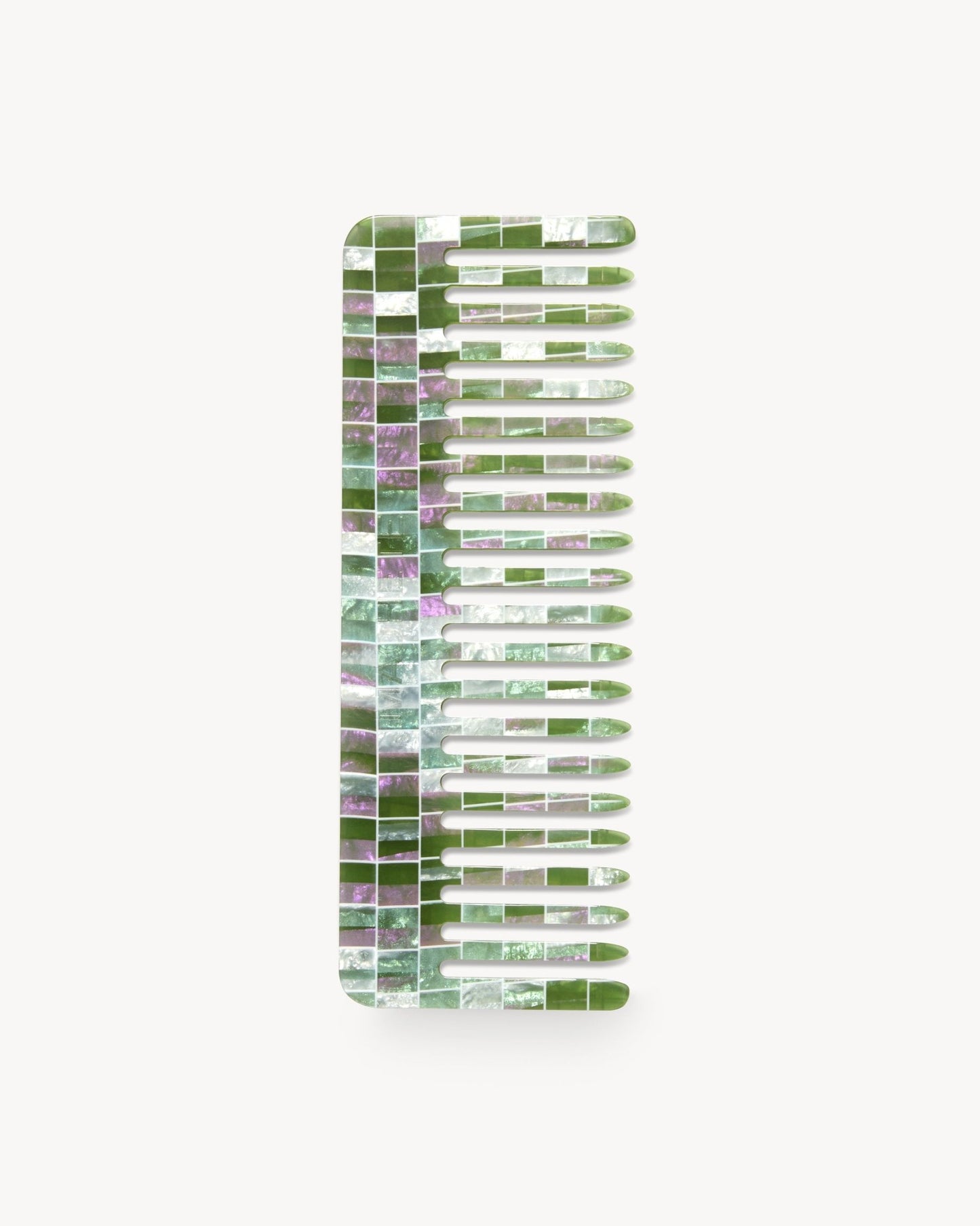 No. 2 Comb in Vert Shell Checker - MACHETE