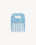No. 4 Comb in Blue Shell Checker