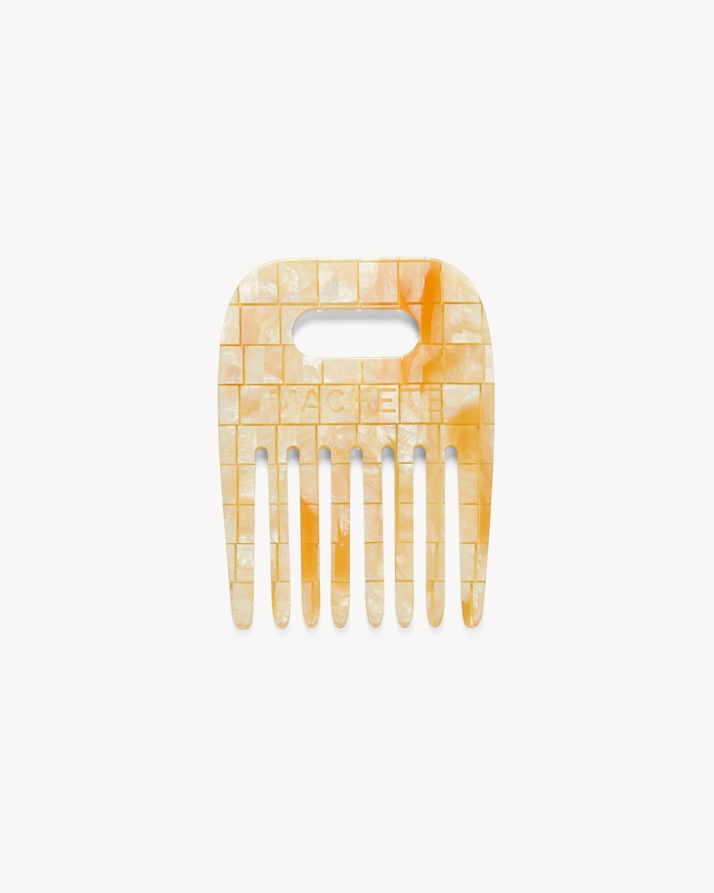 No. 4 Comb in Sea Shell Checker - MACHETE