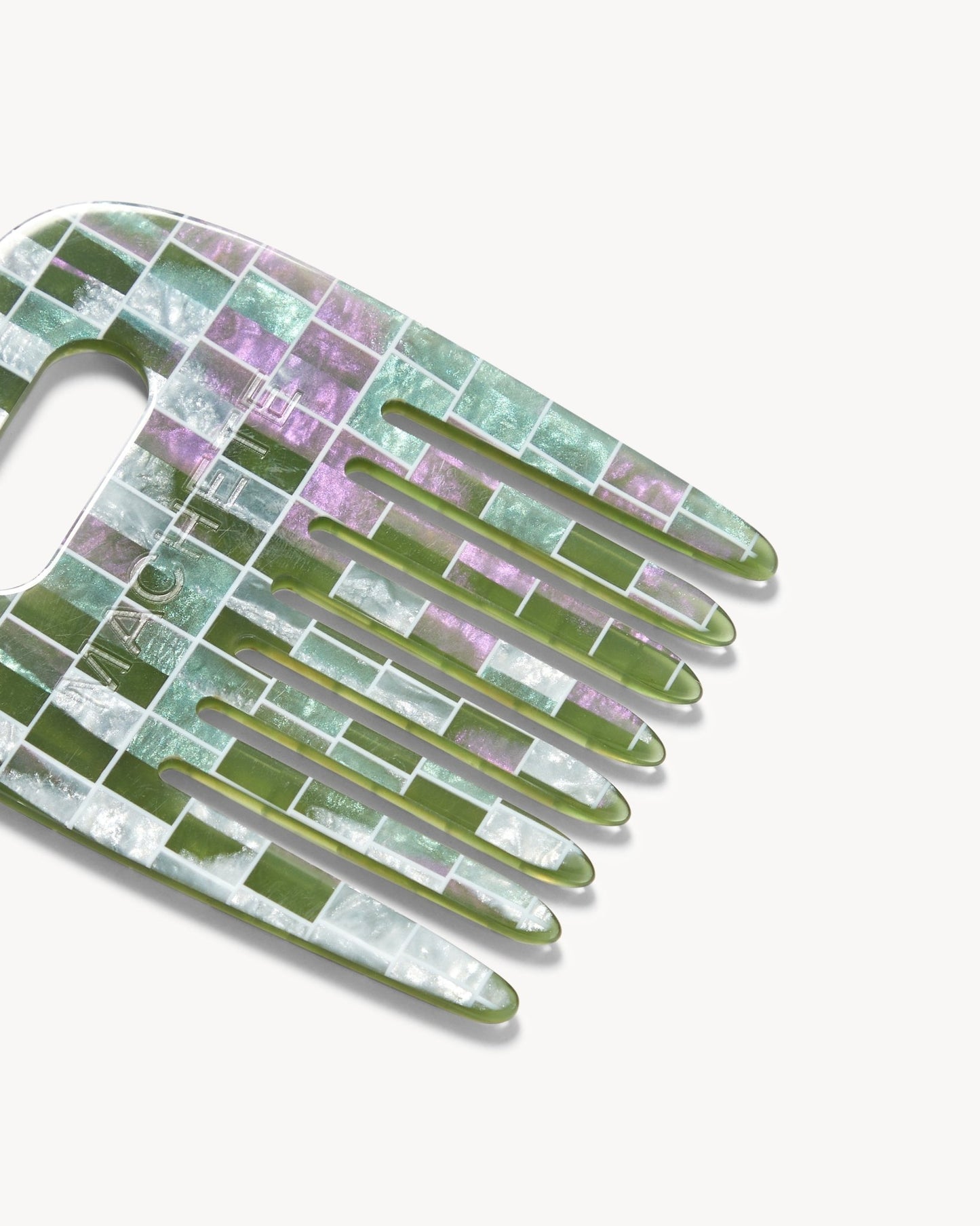 No. 4 Comb in Vert Shell Checker - MACHETE