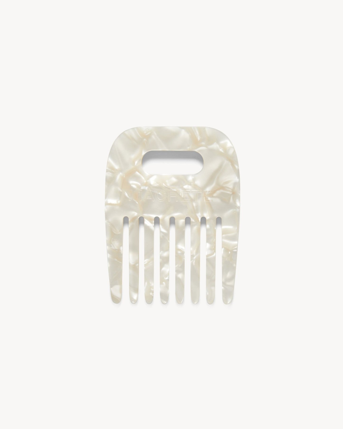 No. 4 Comb in White Shell - MACHETE