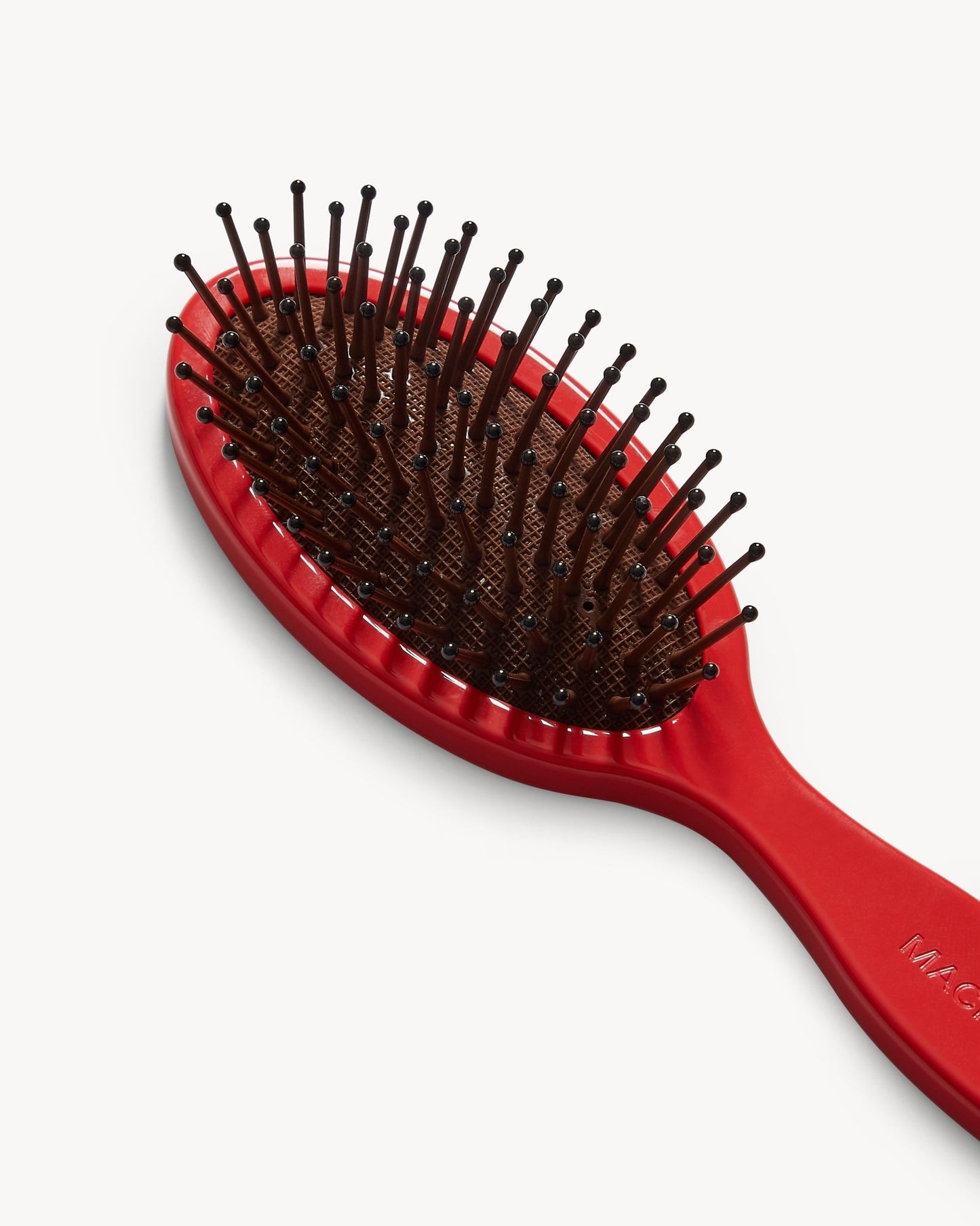 Petite Travel Detangling Hair Brush in Ruby - MACHETE