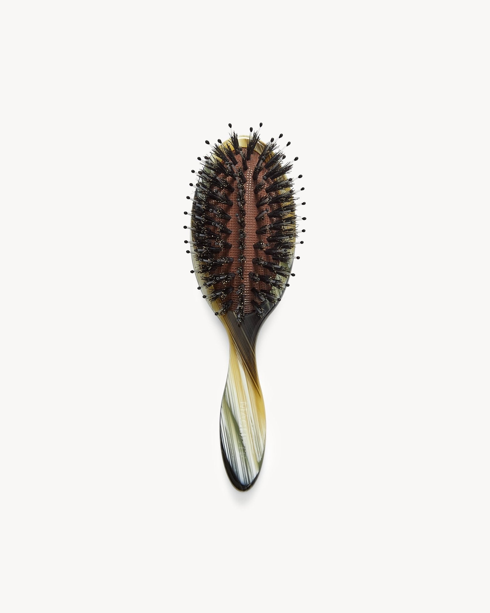 Petite Travel Hair Brush in Horn - MACHETE