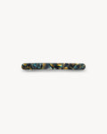 Slim Paris Barrette in Green Tortoise