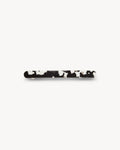 Slim Paris Barrette in Noir