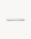 Slim Paris Barrette in White Matte